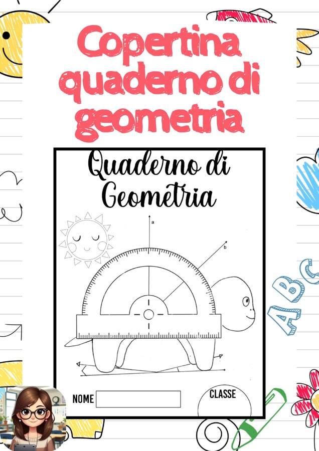 Copertina quaderno di geometria