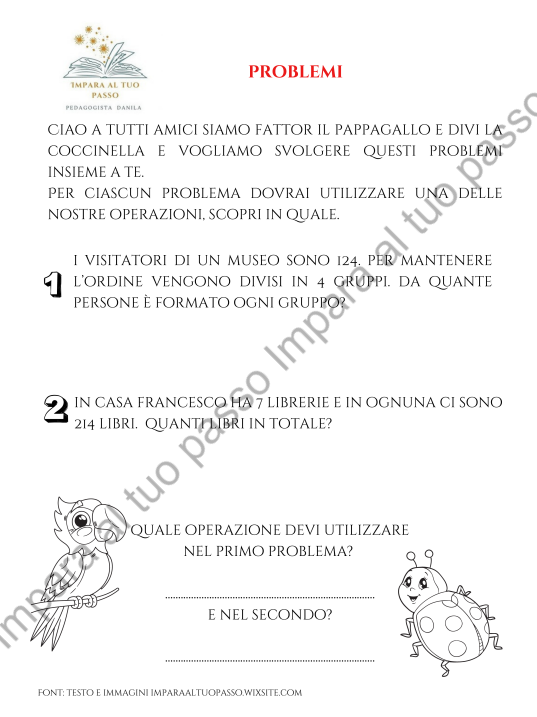 Problemi con Addi, Sottra, Fattor e Divi
