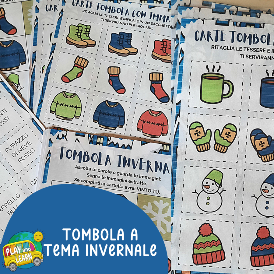 TOMBOLA INVERNALE PER BAMBINI