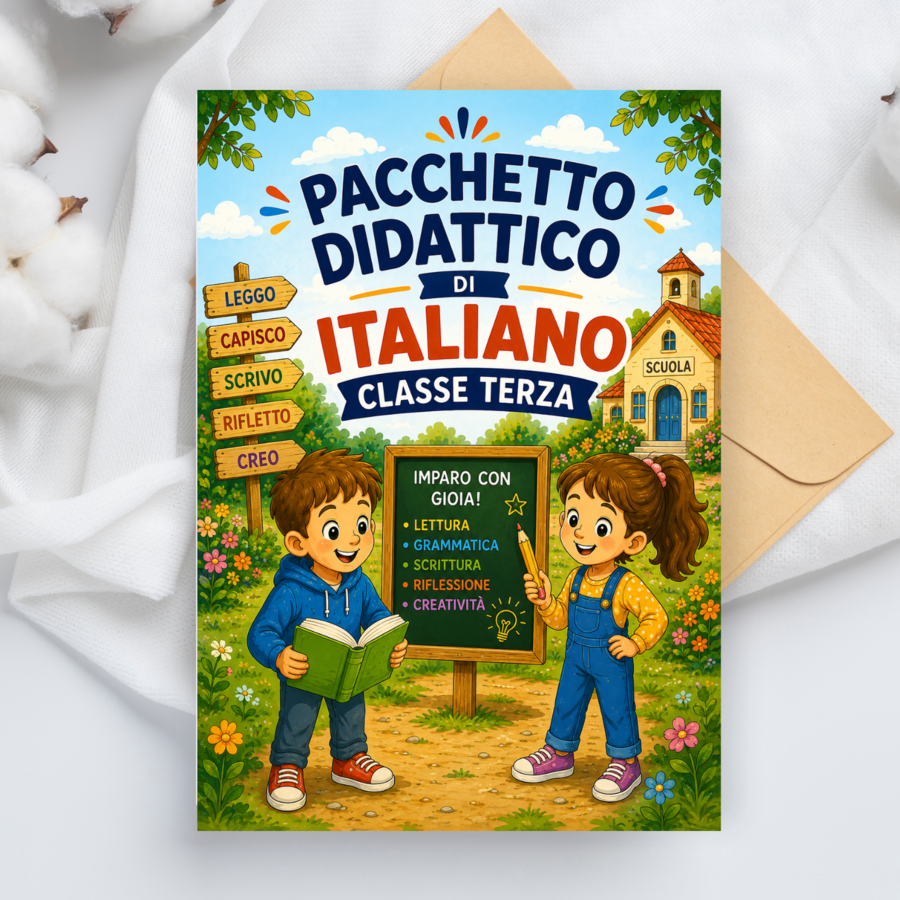 Pacchetto di italiano classe terza