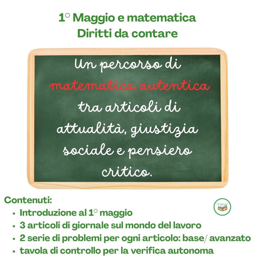1° Maggio e matematica- diritti da contare