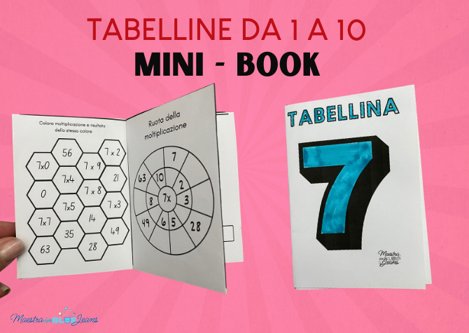 MINI-BOOK Tabelline da 1 a 10