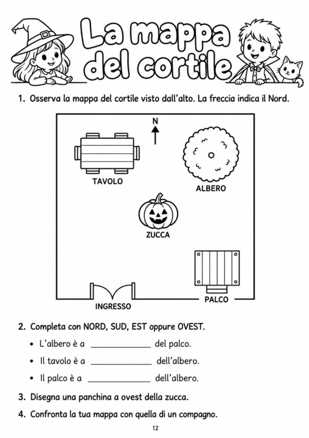 Halloween in classe prima. Attività interdisciplinare.