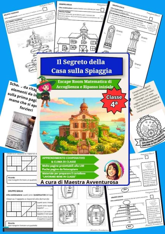 Escape Room Matematica/ Accoglienza e ripasso Classe 4ª