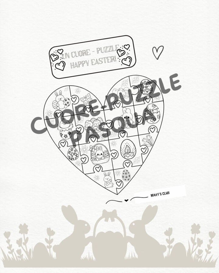 Pasqua...un cuore-puzzle