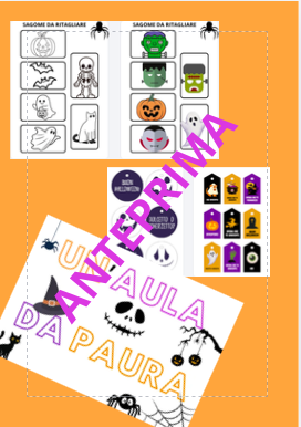 Kit mega Halloween: festoni, maschere, labirinti, disegni da colorare e lavoretti (Infanzia e Primaria)