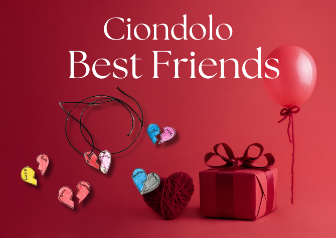 San Valentino: ciondolo Best Friends - Fai da te