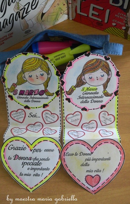 Festa della Donna : cuoricino pop up