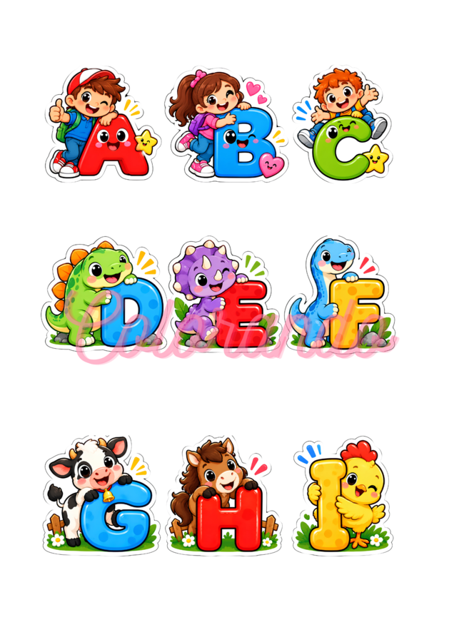 Le Lettere Simpatiche – 33 schede illustrate per imparare l’alfabeto e scrivere le lettere
