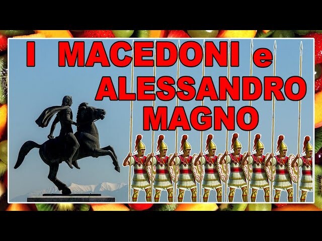 Mappa concettuale : i Macedoni
