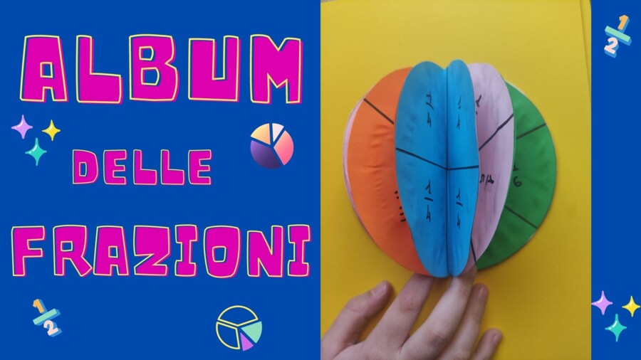 ALBUM DI FRAZIONI - Laboratorio di matematica - video tutorial -