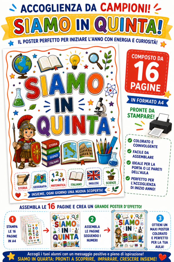 POSTER: SIAMO IN QUINTA