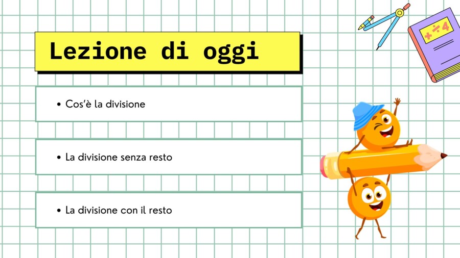 video e presentazione - DIVISIONE con e senza resto