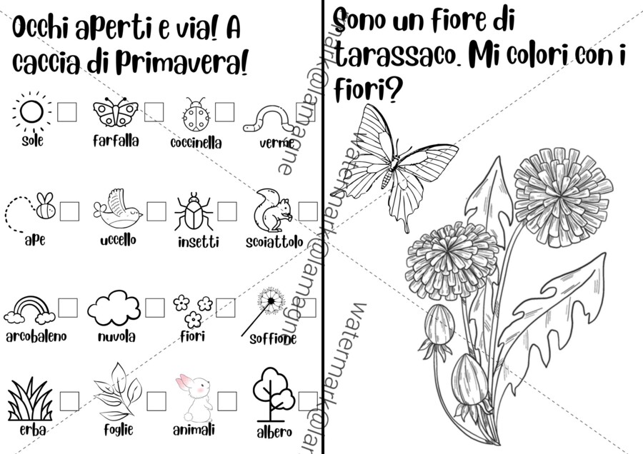 PRIMAVERA - Libretto per caccia di primavera