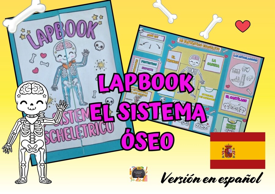 Lapbook del Sistema Esquelético - Lapbook Il sistema scheletrico Versione spagnola-