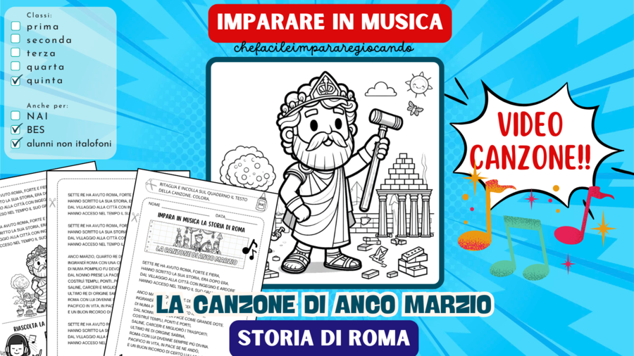 I ROMANI - I SETTE RE DI ROMA - LA CANZONE DI ANCO MARZIO
