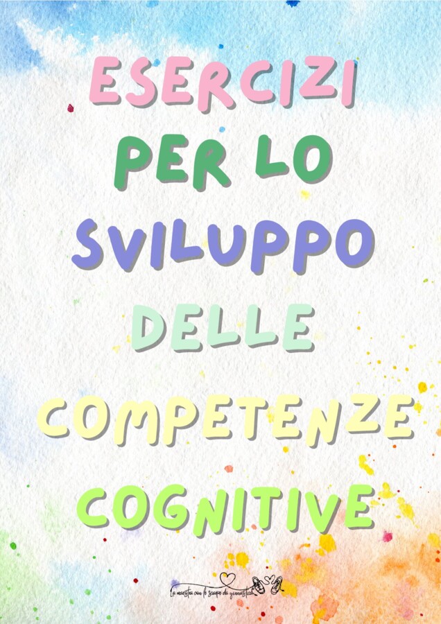 ESERCIZI PER LO SVILUPPO DI COMPETENZE COGNITIVE