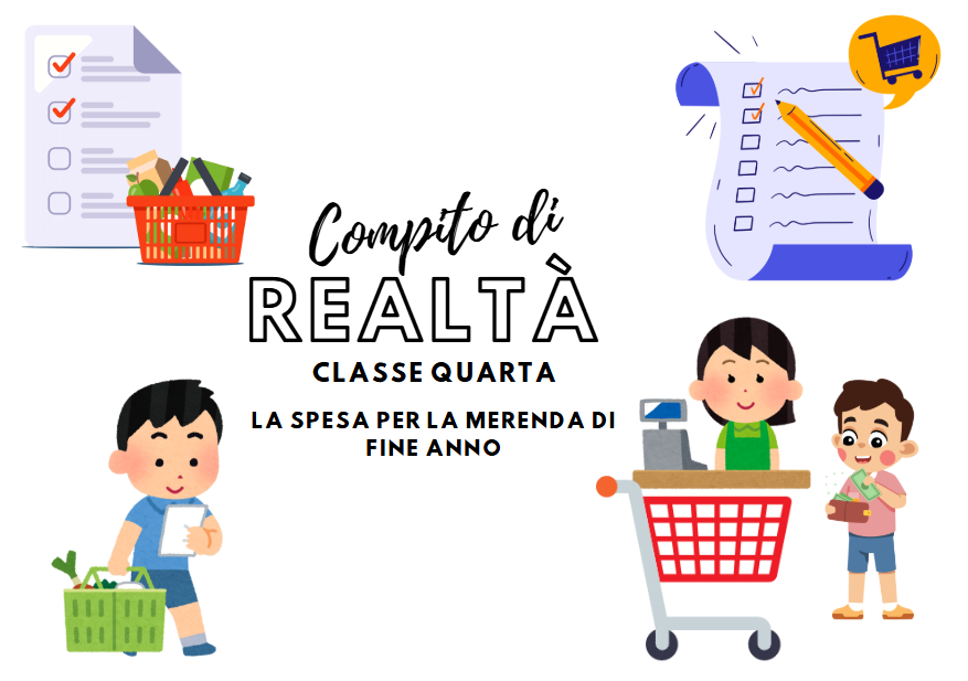 COMPITO DI REALTA' - SPESA PER MERENDA DI FINE ANNO - CL.4