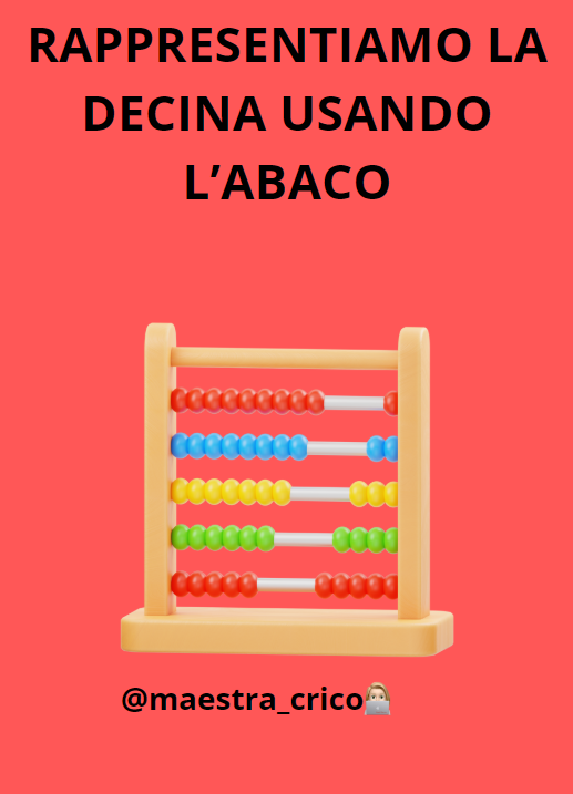 RAPPRESENTIAMO LA DECINA USANDO L'ABACO