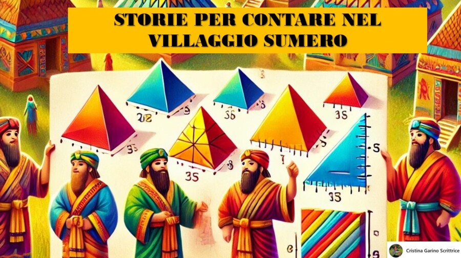 STORIE PER CONTARE TRIANGOLARI NEL VILLAGGIO SUMERO
