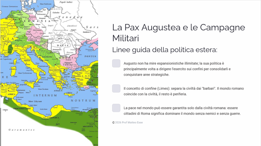 Augusto e l'Inizio dell'Impero Romano | Presentazione PPTX Pronta per la Classe
