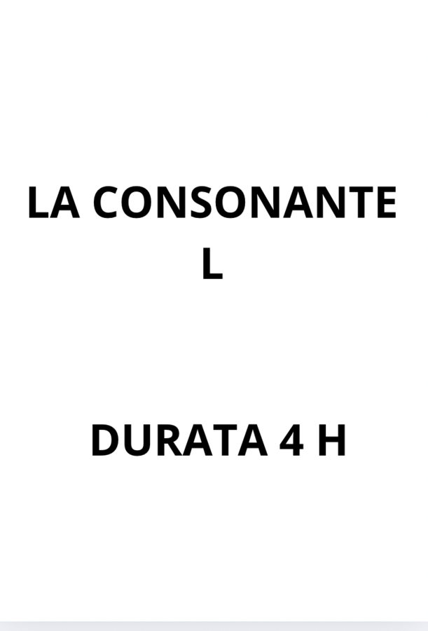 LA CONSONANTE L
