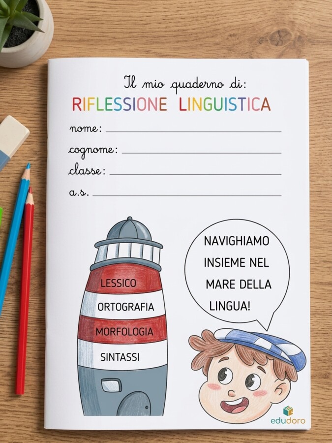 Quaderno Italiano Grammatica/riflessione linguistica 3^