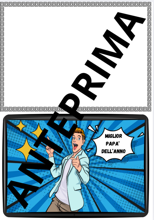Papà Pop/ Biglietti auguri in stile pop art