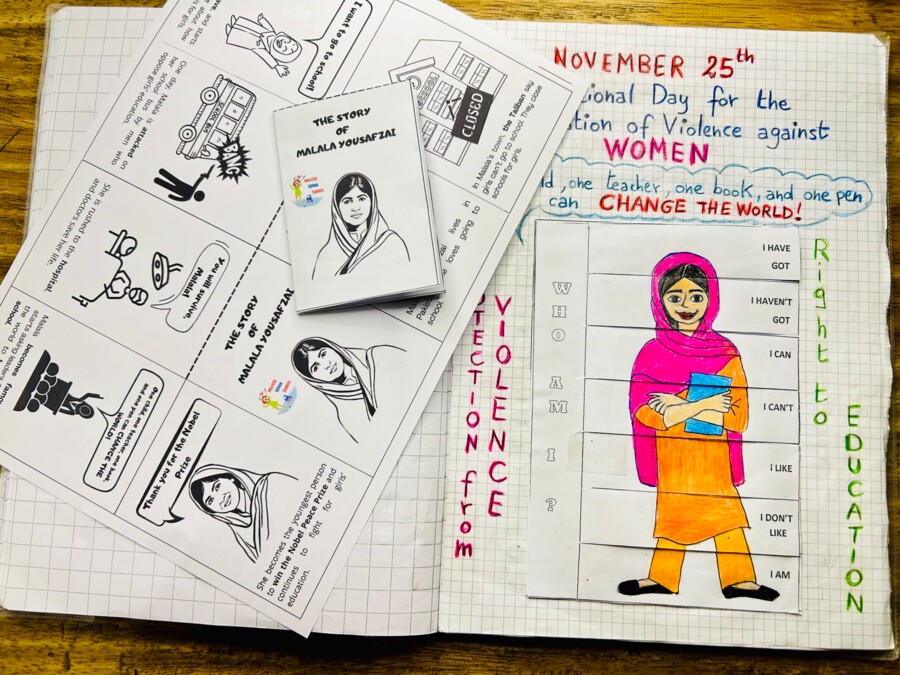 Elimination of Violence against WOMEN: a mini book on Malala's story