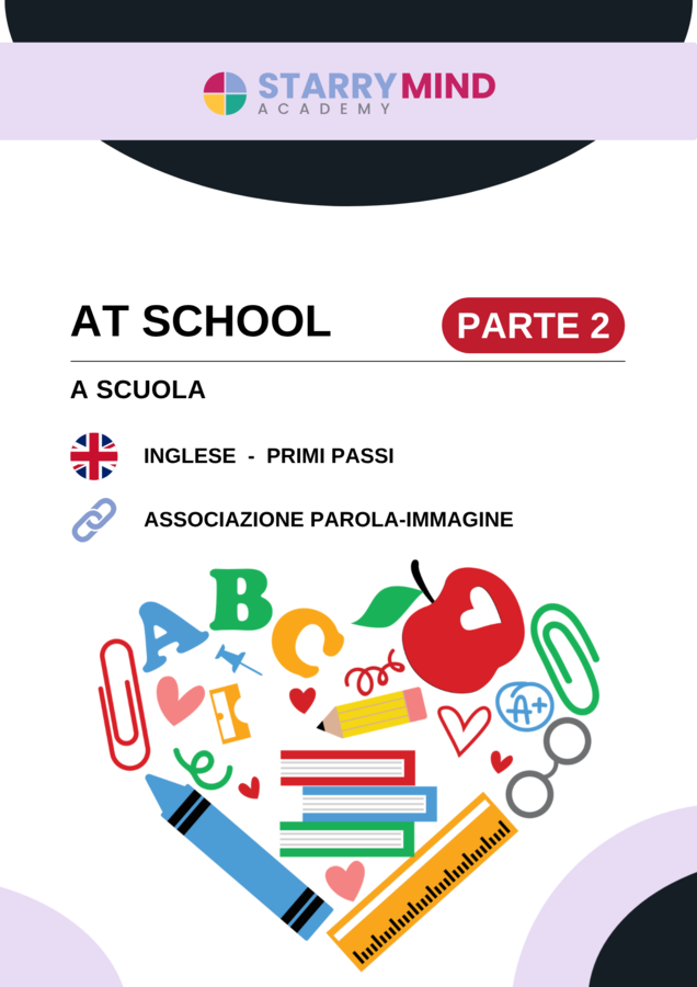 Cosa trovo a Scuola? PARTE 2 - At School / Inglese Beginner