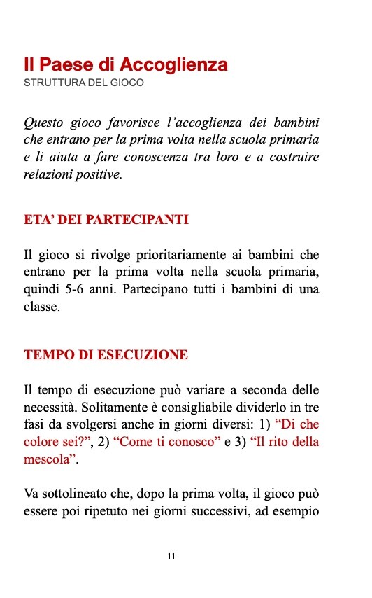 Il Paese di Accoglienza