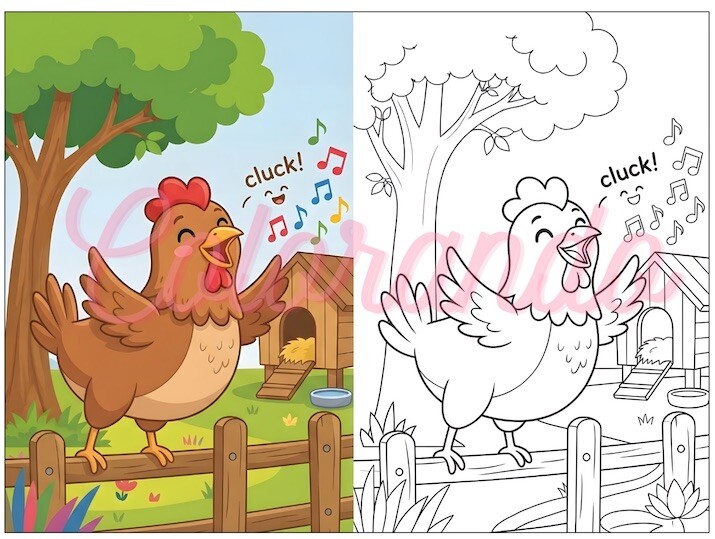 Colora e Completa: 6 SCHEDE Cuccioli di Animali – Libro Creativo per Bambini