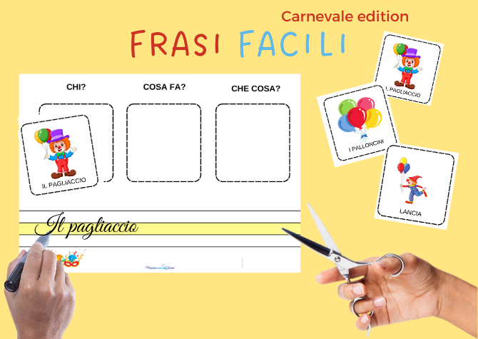 FRASI FACILI - Carnevale Edition