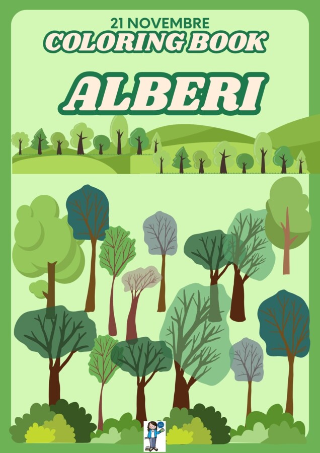 COLORING BOOK ALBERI