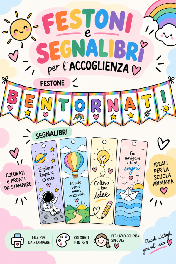 🌈 Bentornati a Scuola! – Kit Accoglienza