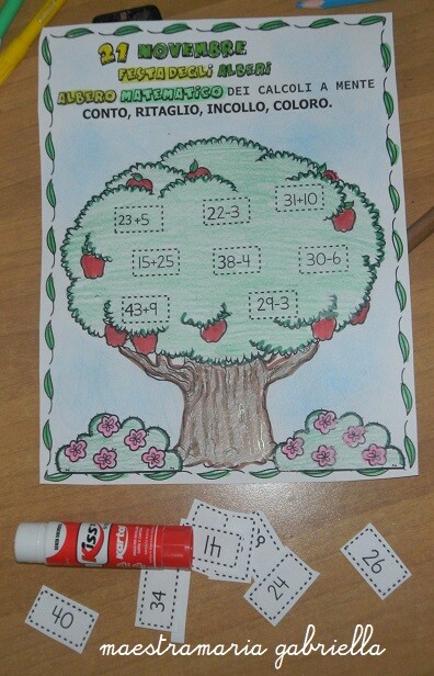 Alberi in festa: albero matematico