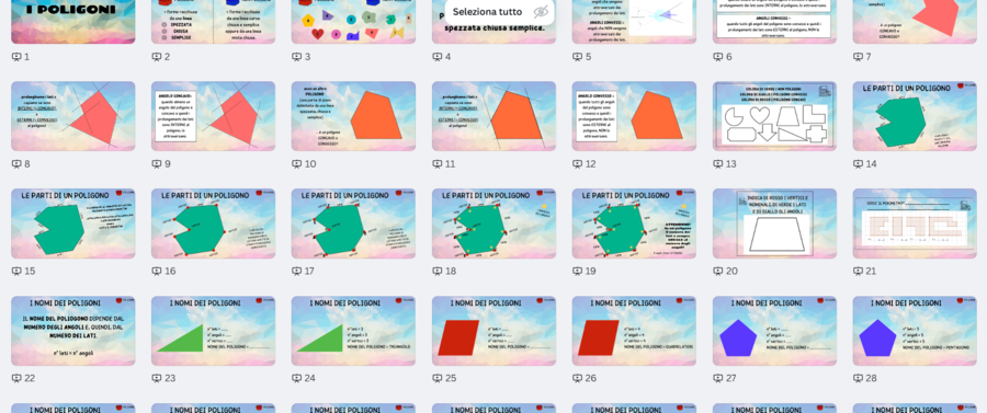 I POLIGONI - materiale completo