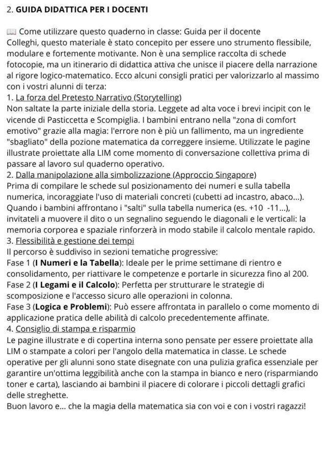 Quaderno di Matematica Classe 3^ – Mese di OTTOBRE