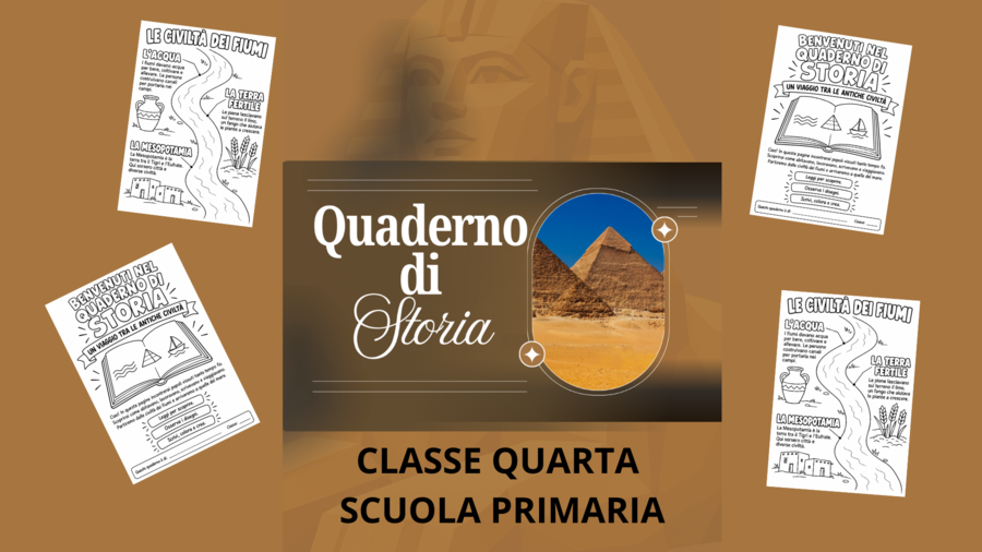 Quaderno completo di storia classe quarta