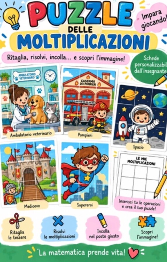 Il puzzle delle moltiplicazioni