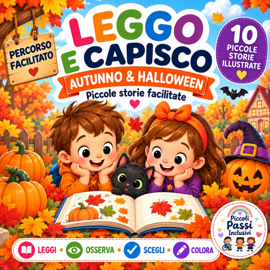 Leggo e comprendo – Autunno & Halloween. Collana Sostegno