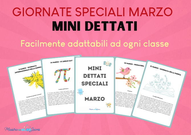 Mini dettati - MARZO
