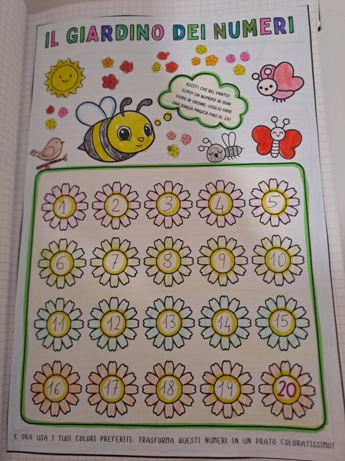 PRIMAVERA: I NUMERI FINO A 20!