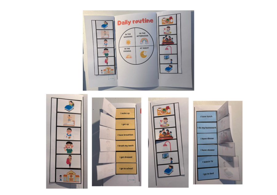 Due Lapbook Daily routine