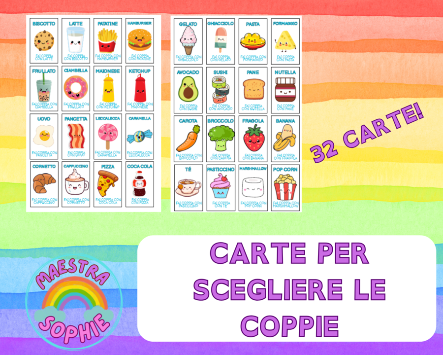 COPPIE PERFETTE - CARTE PER FORMARE LE COPPIE