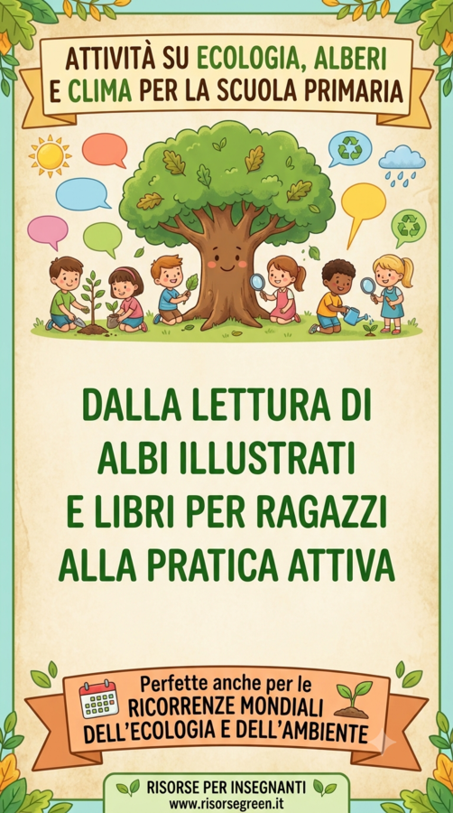 “Alberi & Cura del Mondo” 5 lezioni pronte all’uso per la scuola Primaria