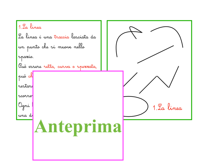 La linea; percorsi di osservazione, scoperta e classificazione