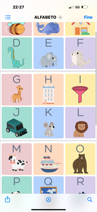 ALFABETO ANIMATO ( CARD DA STAMPARE)