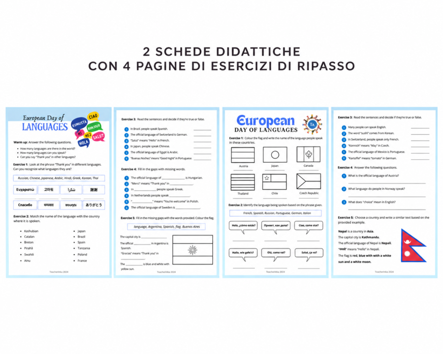 European Day of Languages – Kit didattico di inglese