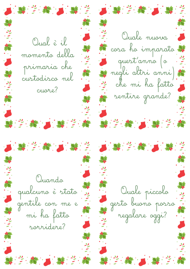 Bigliettini Avvento